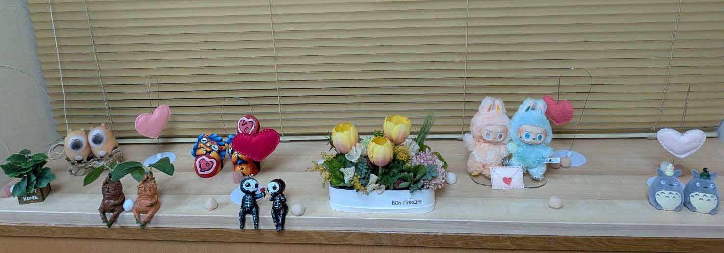 春のしつらえ（全体）